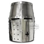 Crusader helmet silver 2