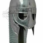 Viking Helmet with Chainmail Aventail