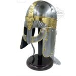 Viking Helmet with Chain mail Viking Warrior 18 Gauge Steel Helmet, Thanks giving gift
