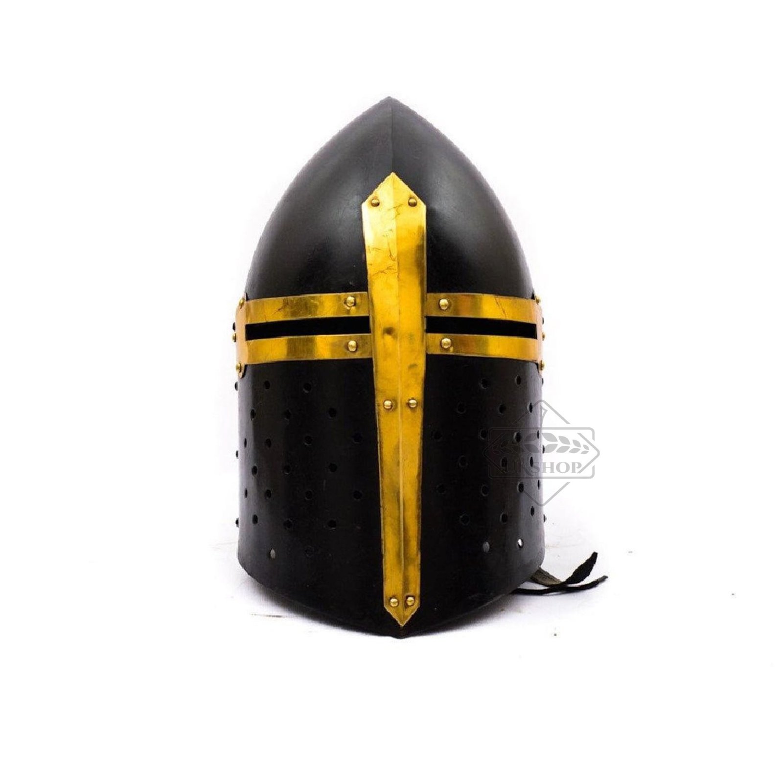 Sugarloaf helmet black mild steel1