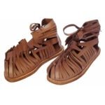 brown roman sandal