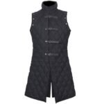 Medieval Gambeson Black Padded Armor