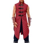 Medieval Gambeson Red Padded Armor