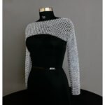 Chainmail Sleeves, Cropped Top For Cosplay Dress