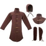 Medieval Arming Wear and Gambeson Set – Brown
