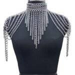 Chainmail Collar, Aluminum Butted Ring Ren Faire Costume