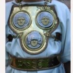Greek Samnite Trefoil Belt Cuirass and Armored Belt brass