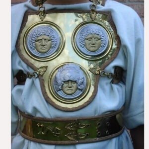 Greek Samnite Trefoil Belt Cuirass and Armored Belt brass