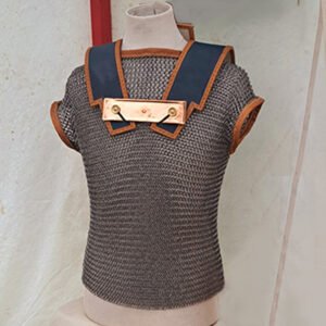 Lorica Hamata 6mm Round Riveted with Solid Ring